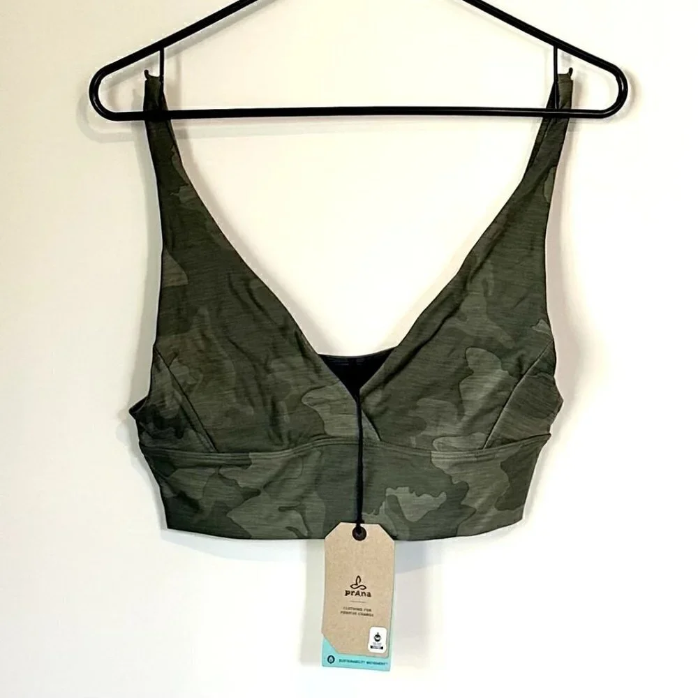 NWT Prana Layna Brami in Sage Camo - Size Small - Picture 2 of 10